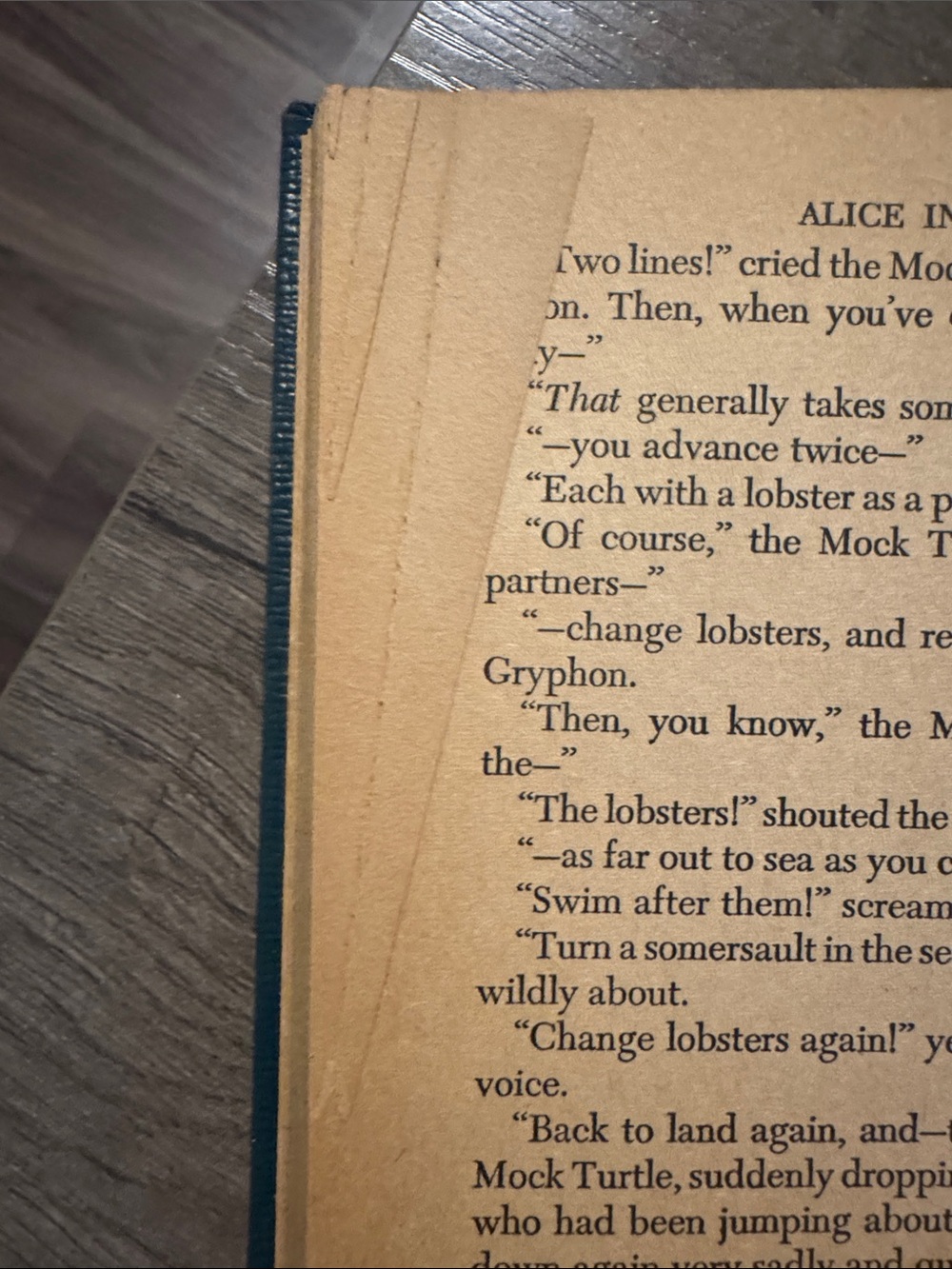 Alice in Wonderland by Lewis Carroll Hardcover Book - Picture 9 of 11